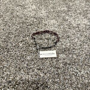 Prada Pink and Black Woven Bracelet